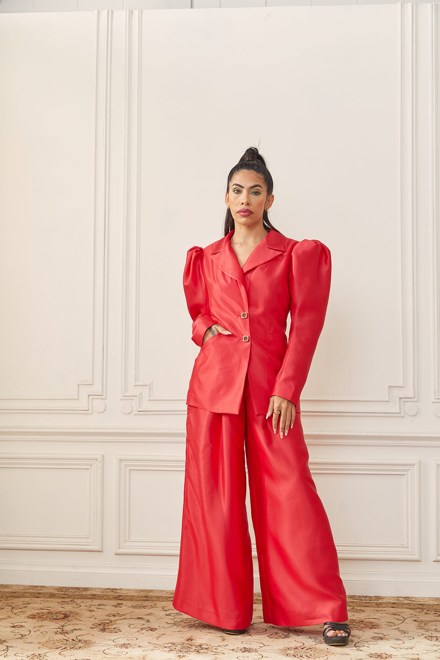 Red Silk Jacket