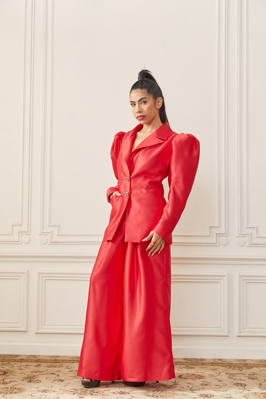 Red Silk Jacket