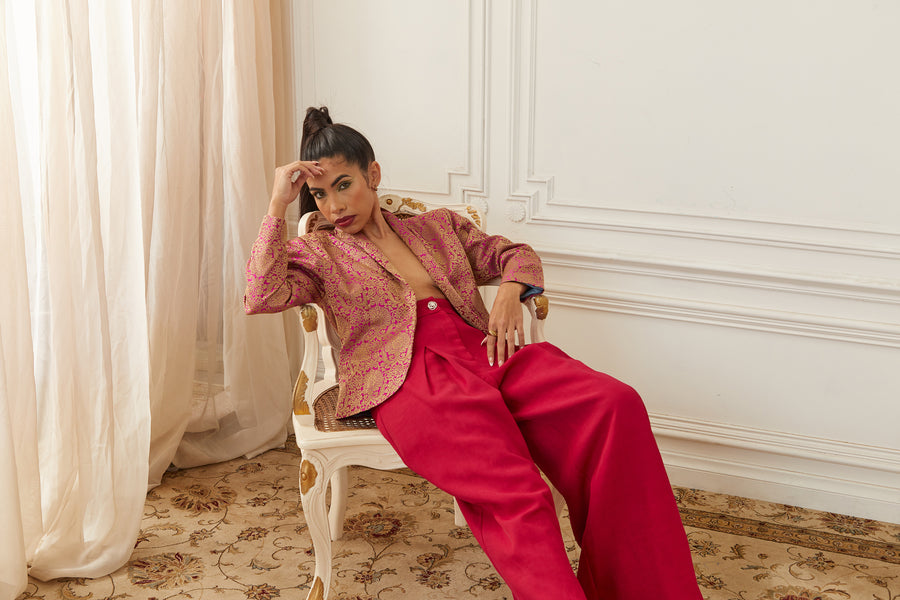 Purple Trousers