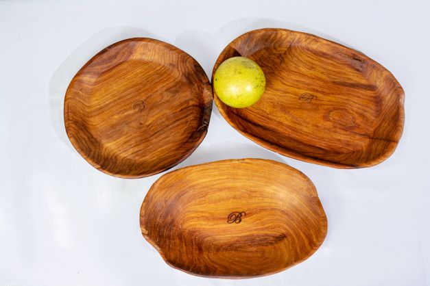 Hand Curved Wooden Bowl