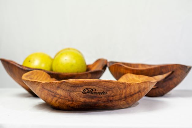 Hand Curved Wooden Bowl