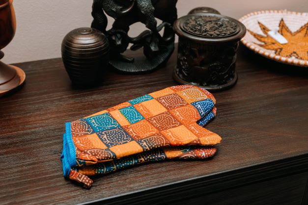 Block Printed Mittens