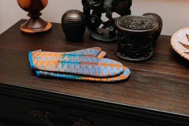 Block Printed Mittens