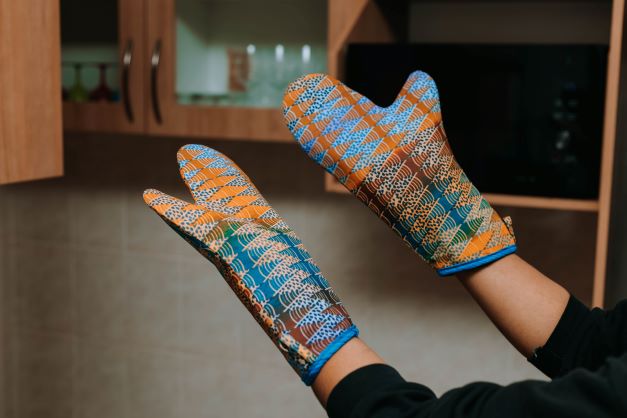 Block Printed Mittens