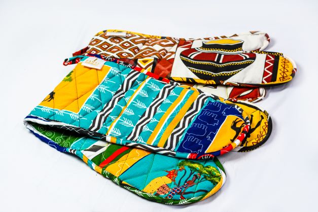 African Themed Mittens