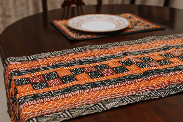 Block Print Table Runners