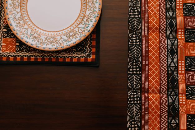 Block Print Table Runners