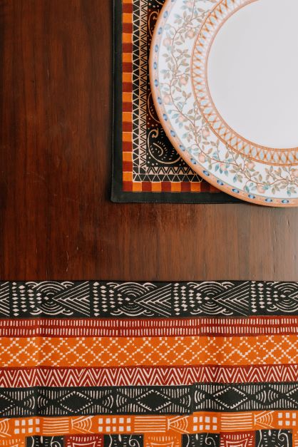Block Print Table Runners