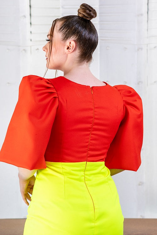 Colour Block Dress