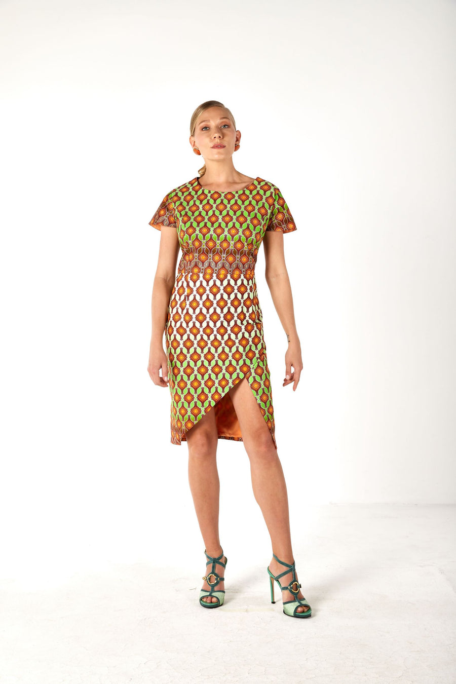 Luminous Print Dress